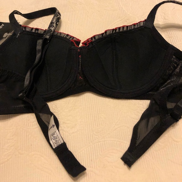 Gossard lace and ruffle underwire bra 34A NWT - Picture 5 of 7